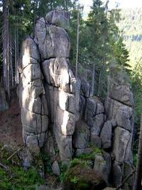 Rock town near Stříbrná